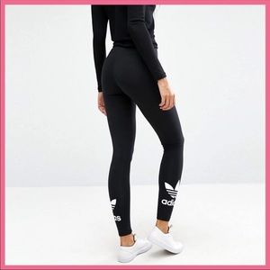 women's adidas 3 stripe leggings XS